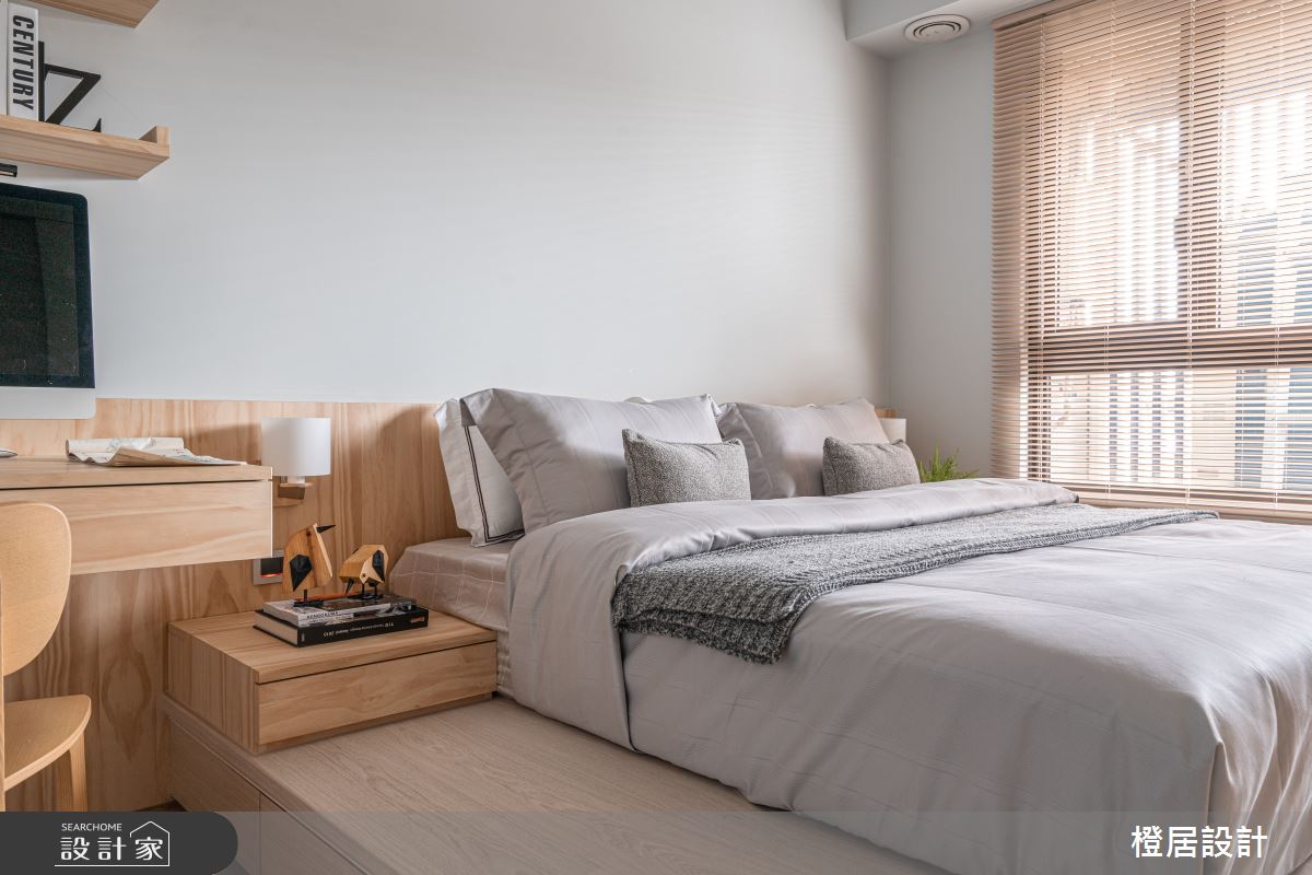 27坪新成屋(5年以下)＿北歐風臥室案例圖片＿橙居空間設計有限公司＿橙居_12之17