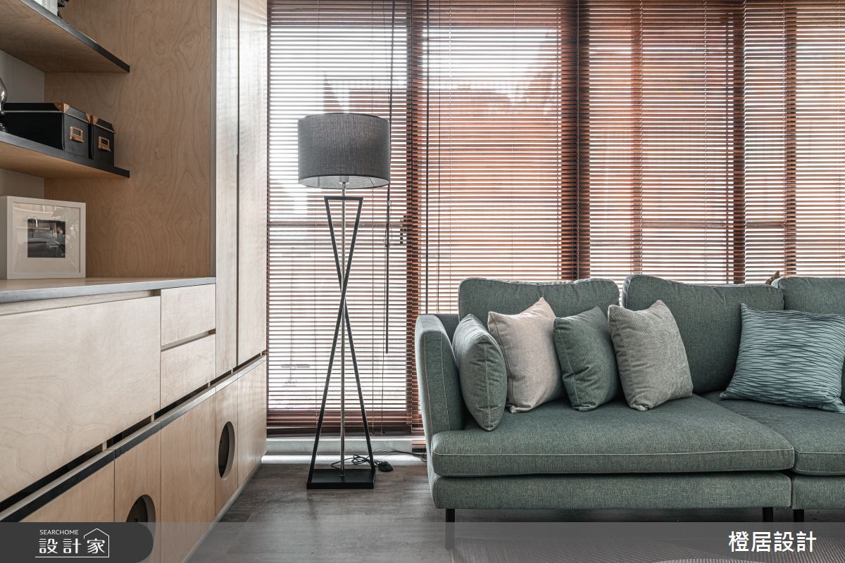27坪新成屋(5年以下)＿北歐風客廳案例圖片＿橙居空間設計有限公司＿橙居_12之7