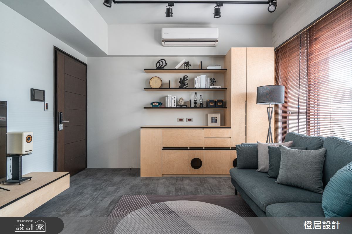 27坪新成屋(5年以下)＿北歐風客廳案例圖片＿橙居空間設計有限公司＿橙居_12之3