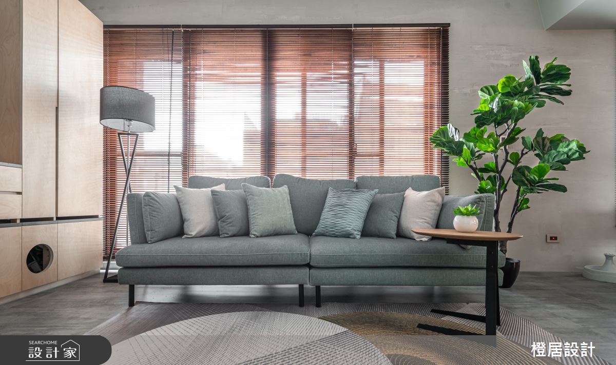 27坪新成屋(5年以下)＿北歐風客廳案例圖片＿橙居空間設計有限公司＿橙居_12之8