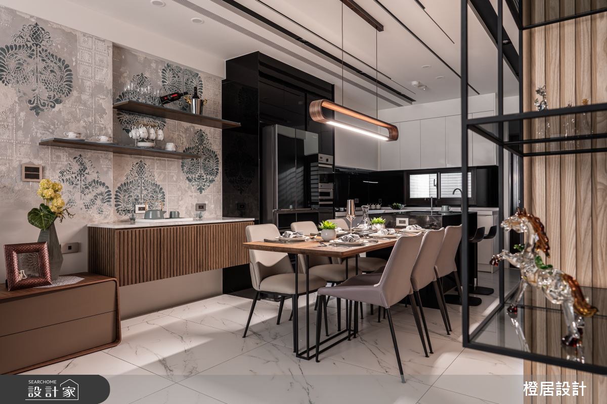 135坪新成屋(5年以下)＿現代風餐廳案例圖片＿橙居空間設計有限公司＿橙居_13之4