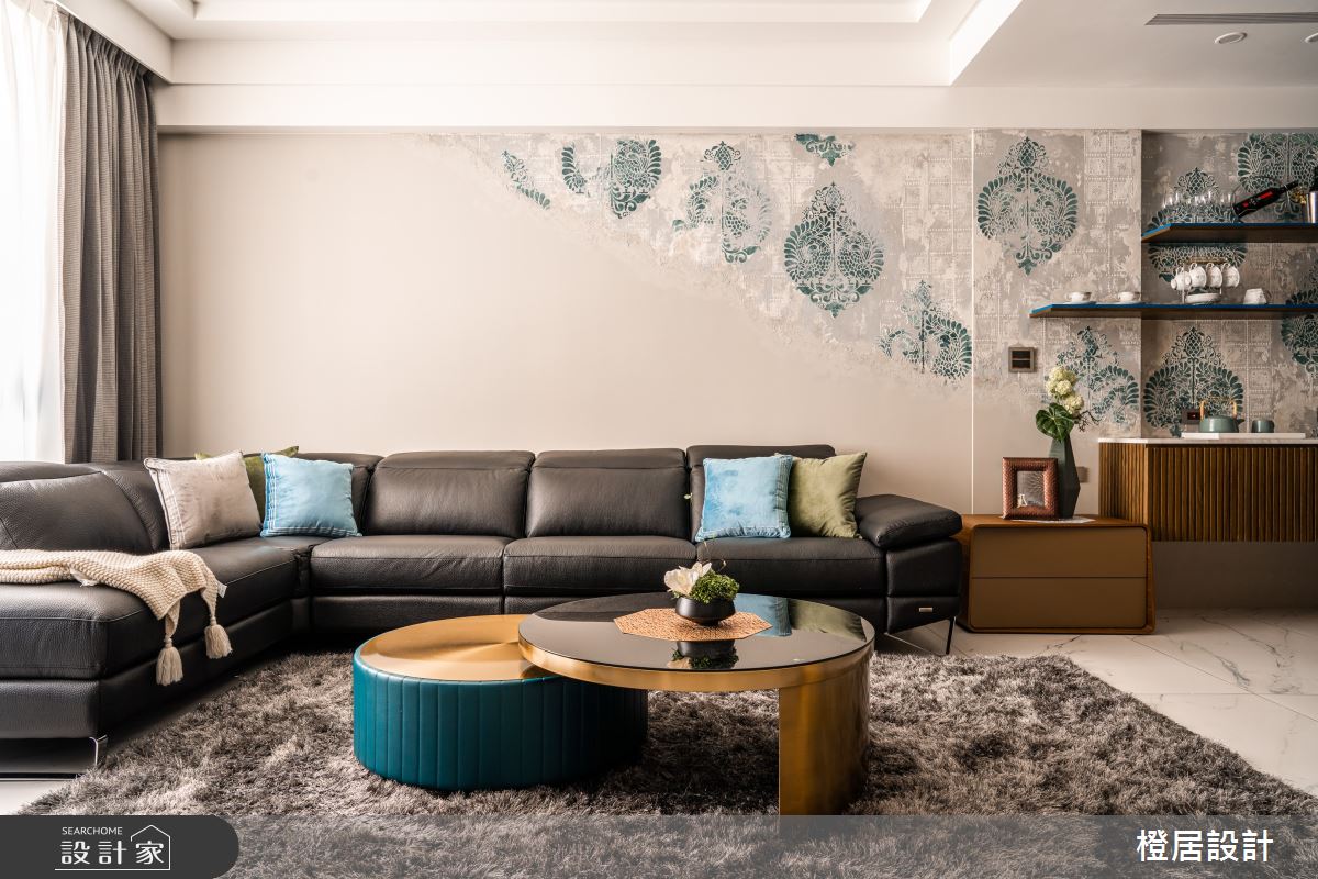 135坪新成屋(5年以下)＿現代風客廳案例圖片＿橙居空間設計有限公司＿橙居_13之2
