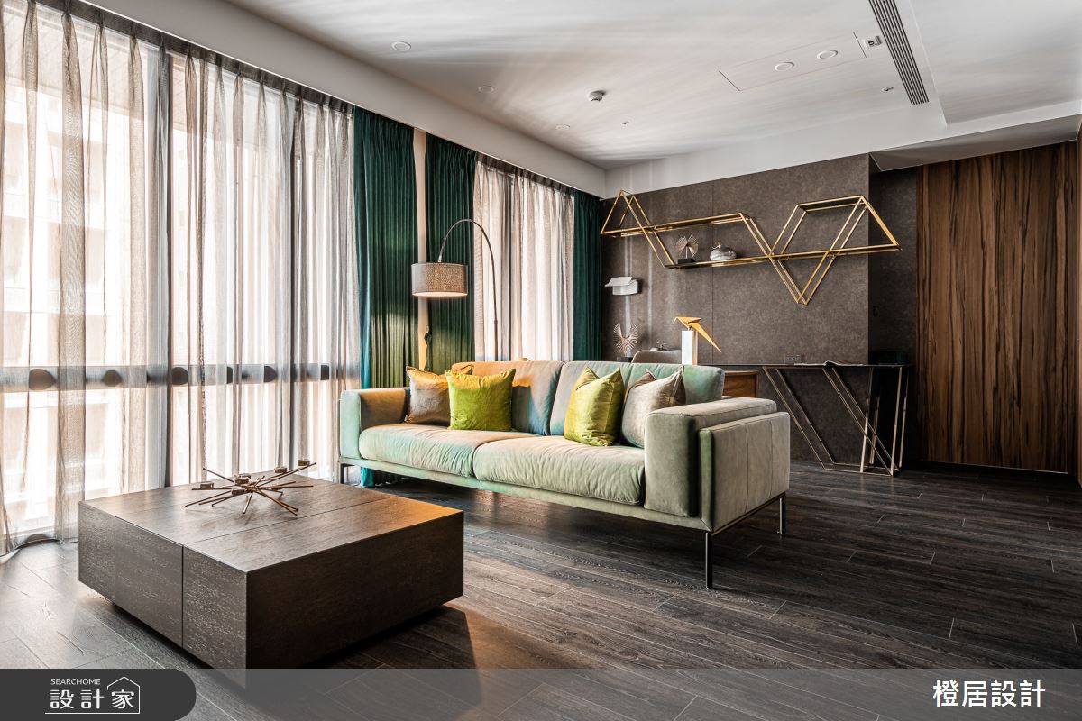 28坪新成屋(5年以下)＿現代風客廳案例圖片＿橙居空間設計有限公司＿橙居_14之4