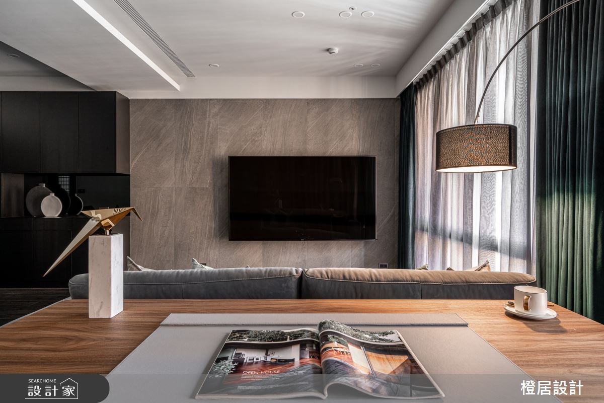 28坪新成屋(5年以下)＿現代風客廳案例圖片＿橙居空間設計有限公司＿橙居_14之12