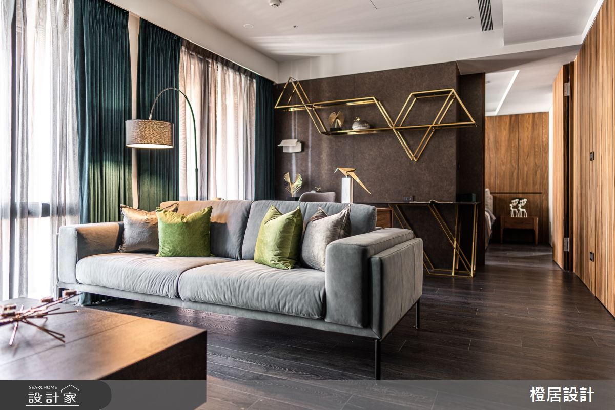 28坪新成屋(5年以下)＿現代風客廳書房案例圖片＿橙居空間設計有限公司＿橙居_14之13