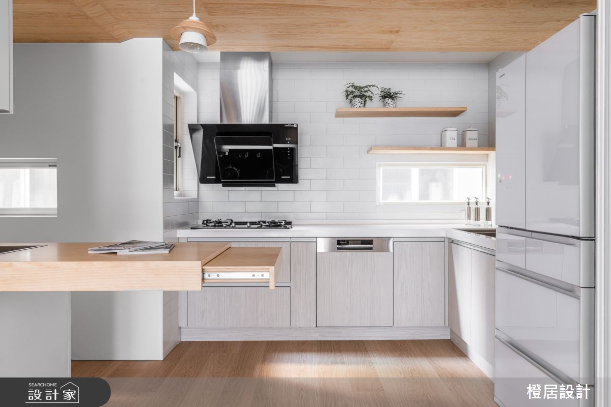 60坪老屋(16~30年)＿北歐風廚房案例圖片＿橙居空間設計有限公司＿橙居_15之13
