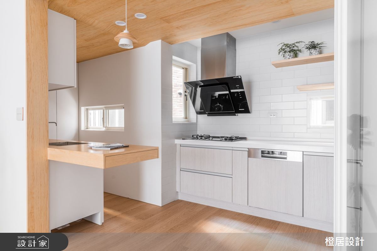 60坪老屋(16~30年)＿北歐風廚房案例圖片＿橙居空間設計有限公司＿橙居_15之12