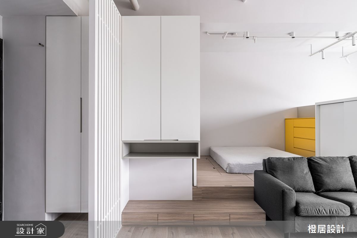 16坪新成屋(5年以下)＿現代風客廳臥室案例圖片＿橙居空間設計有限公司＿橙居_16之10