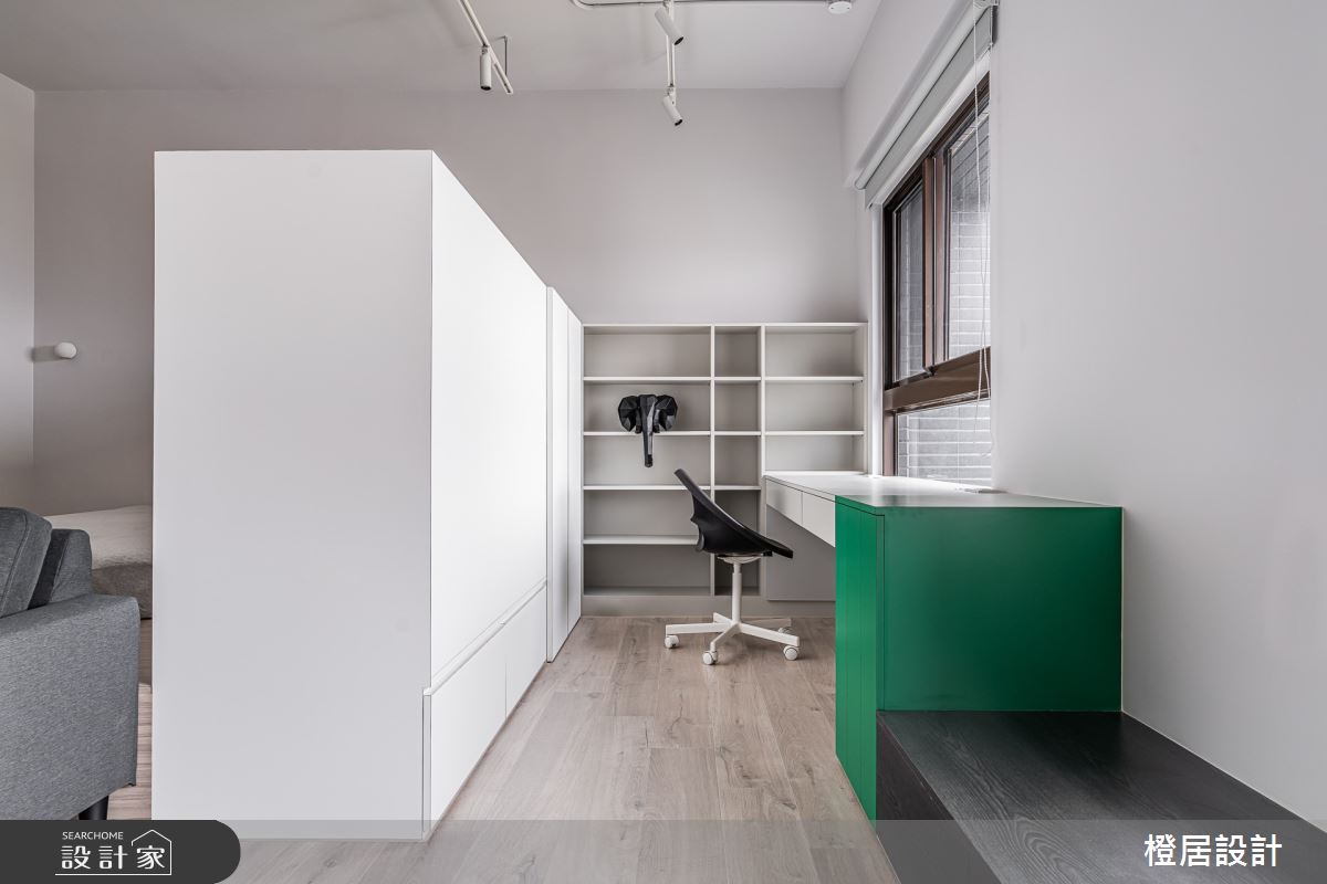 16坪新成屋(5年以下)＿現代風書房案例圖片＿橙居空間設計有限公司＿橙居_16之14