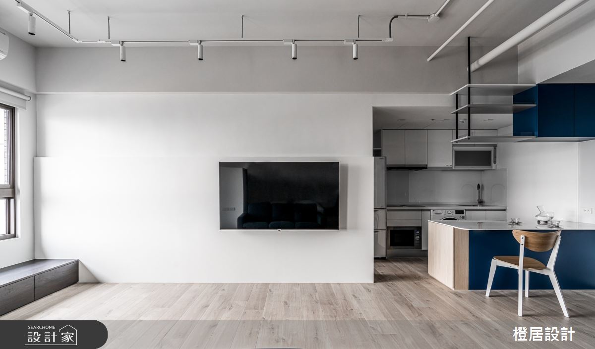 16坪新成屋(5年以下)＿現代風客廳餐廳吧檯案例圖片＿橙居空間設計有限公司＿橙居_16之7