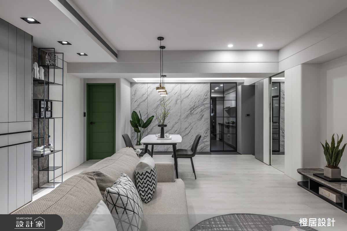 28坪中古屋(5~15年)＿現代風客廳餐廳案例圖片＿橙居空間設計有限公司＿橙居_17之5
