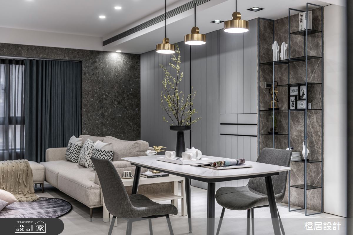 28坪中古屋(5~15年)＿現代風客廳餐廳案例圖片＿橙居空間設計有限公司＿橙居_17之10