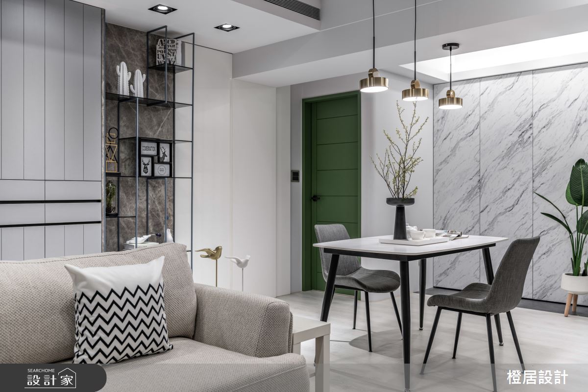 28坪中古屋(5~15年)＿現代風客廳餐廳案例圖片＿橙居空間設計有限公司＿橙居_17之6