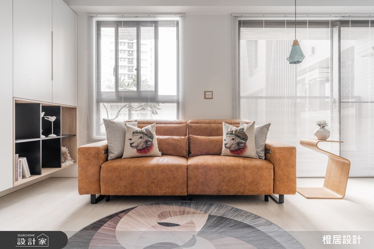 24坪新成屋(5年以下)＿北歐風客廳案例圖片＿橙居空間設計有限公司＿橙居_20之9
