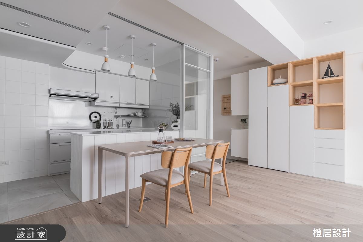 28坪新成屋(5年以下)＿北歐風餐廳廚房案例圖片＿橙居空間設計有限公司＿橙居_21之11