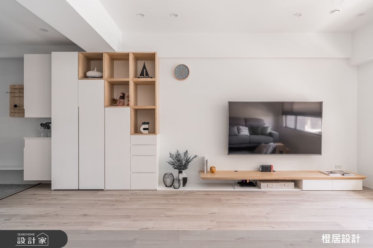 28坪新成屋(5年以下)＿北歐風客廳案例圖片＿橙居空間設計有限公司＿橙居_21之14