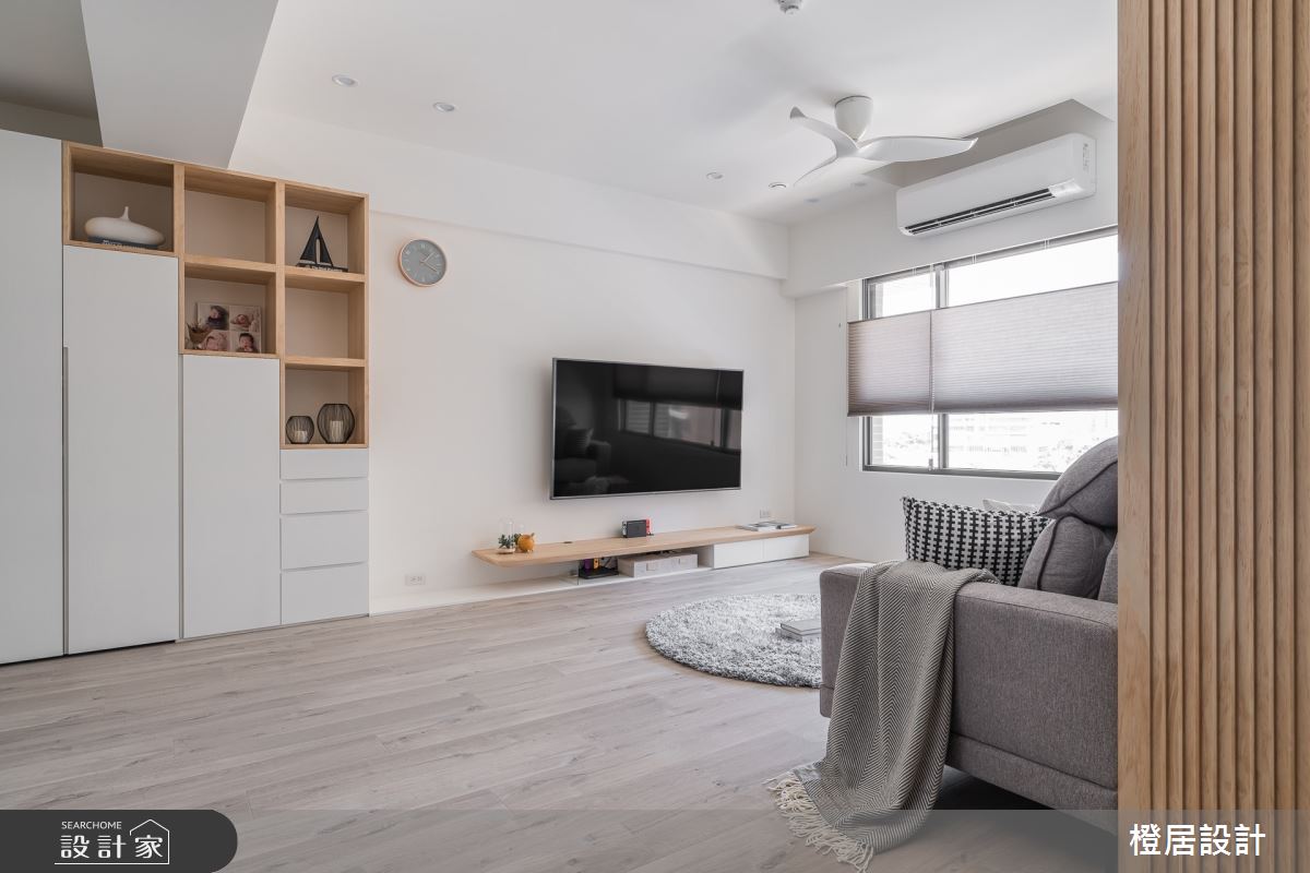 28坪新成屋(5年以下)＿北歐風客廳案例圖片＿橙居空間設計有限公司＿橙居_21之15