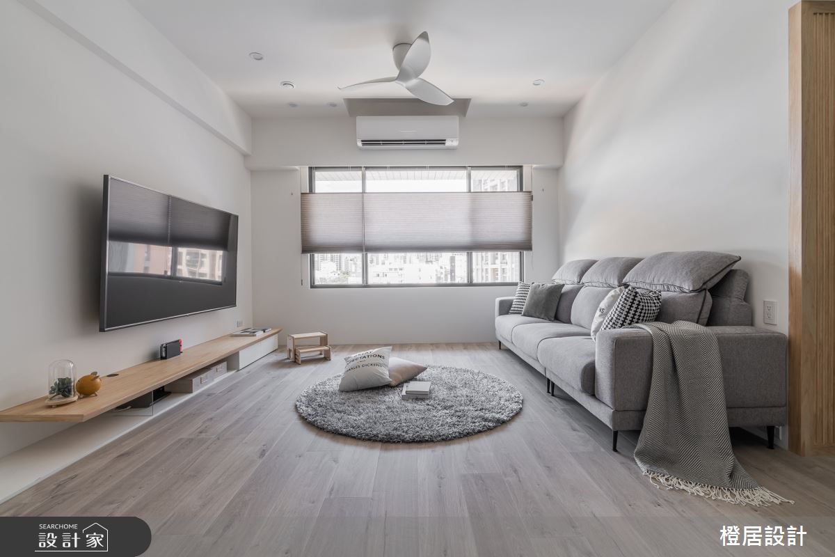 28坪新成屋(5年以下)＿北歐風客廳案例圖片＿橙居空間設計有限公司＿橙居_21之16