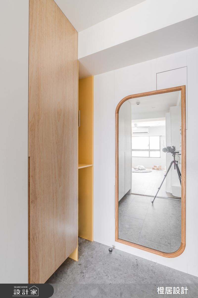 28坪新成屋(5年以下)＿北歐風玄關案例圖片＿橙居空間設計有限公司＿橙居_21之2