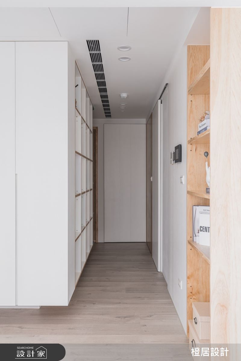 28坪新成屋(5年以下)＿北歐風走廊案例圖片＿橙居空間設計有限公司＿橙居_21之19