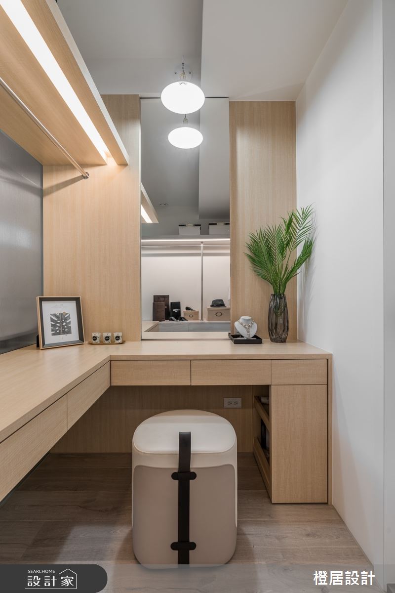 28坪新成屋(5年以下)＿北歐風更衣間案例圖片＿橙居空間設計有限公司＿橙居_21之30