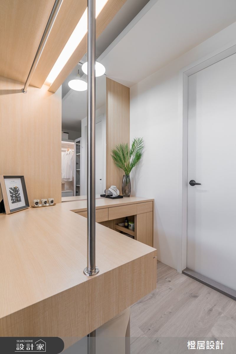 28坪新成屋(5年以下)＿北歐風更衣間案例圖片＿橙居空間設計有限公司＿橙居_21之29