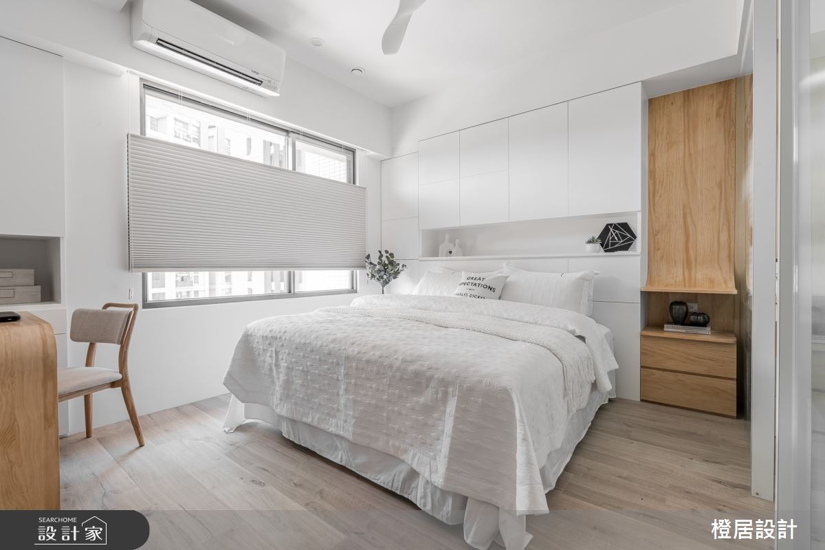 28坪新成屋(5年以下)＿北歐風臥室案例圖片＿橙居空間設計有限公司＿橙居_21之23