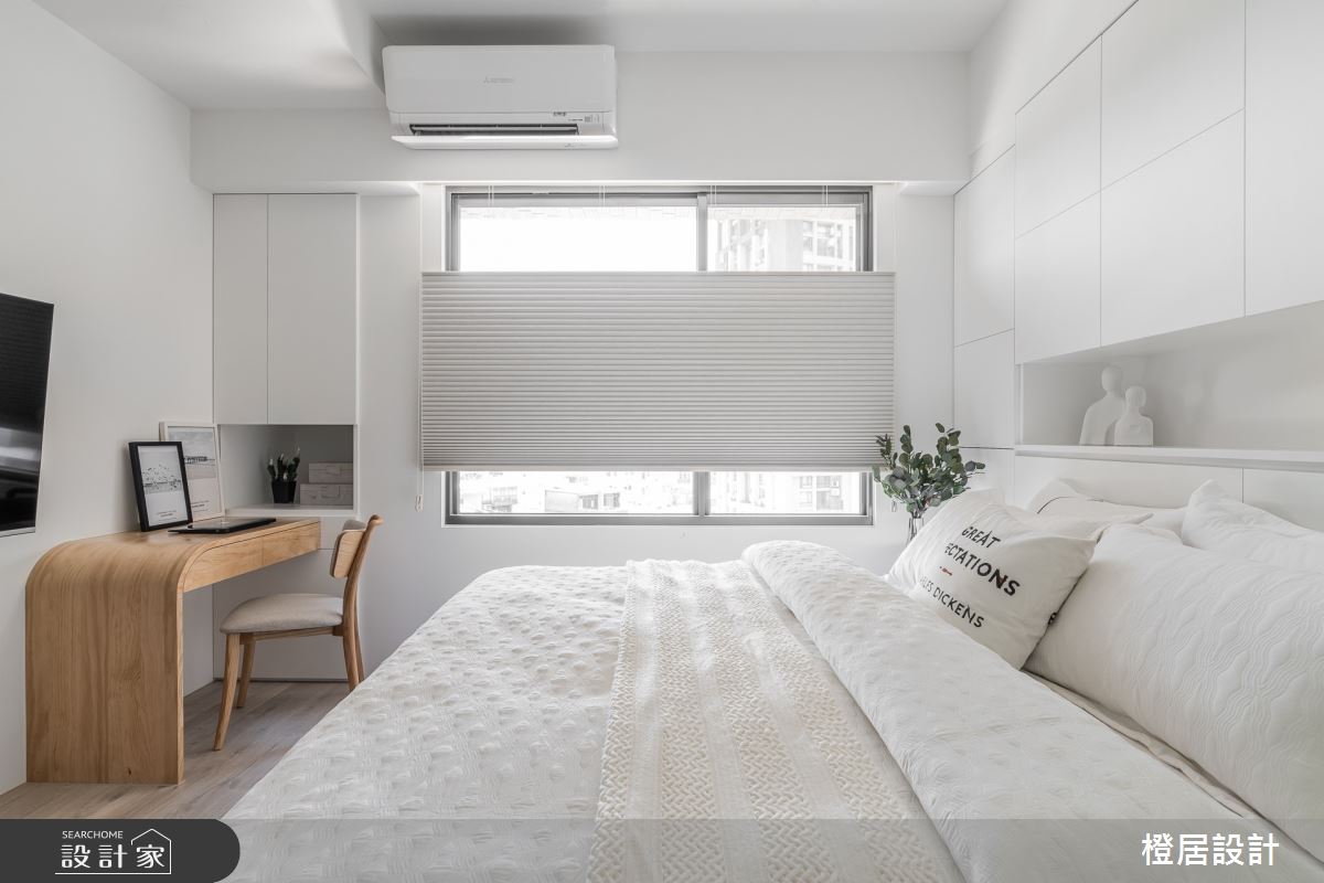 28坪新成屋(5年以下)＿北歐風臥室案例圖片＿橙居空間設計有限公司＿橙居_21之25
