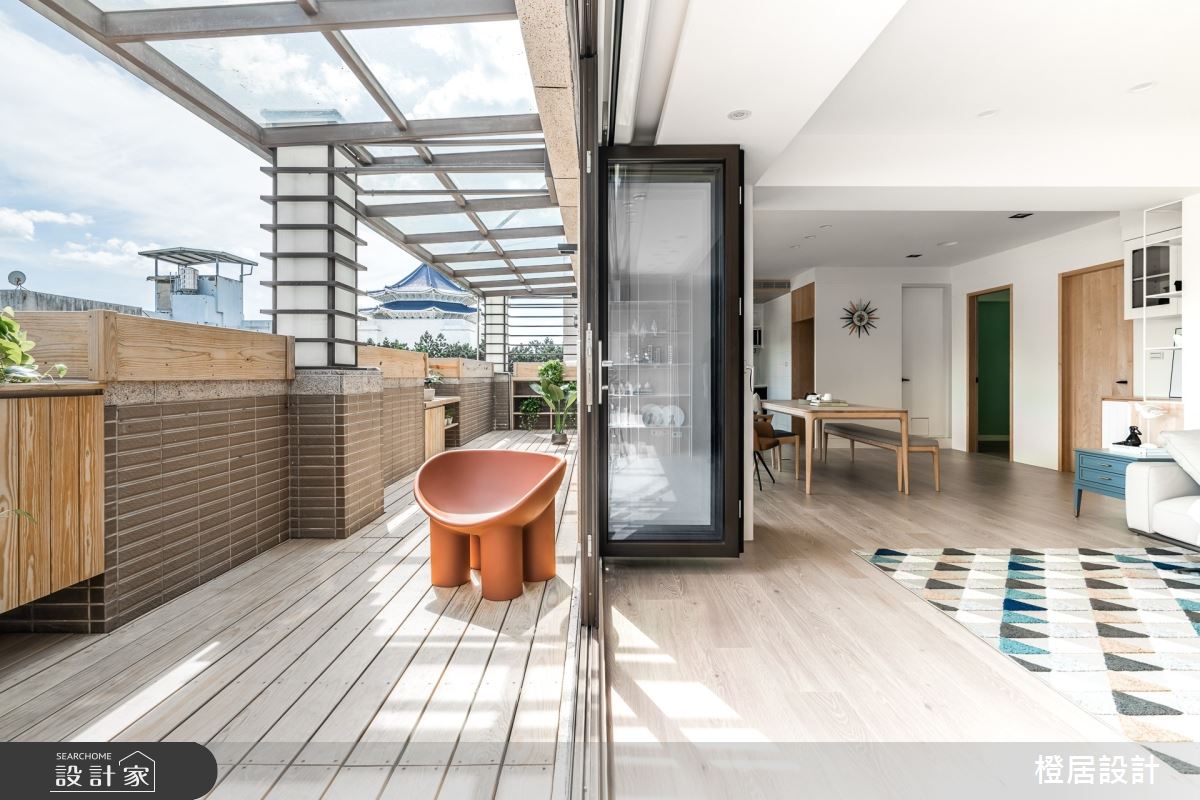 58坪中古屋(5~15年)＿北歐風陽台案例圖片＿橙居空間設計有限公司＿橙居_22之9