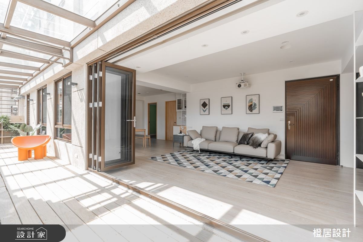 58坪中古屋(5~15年)＿北歐風陽台案例圖片＿橙居空間設計有限公司＿橙居_22之8