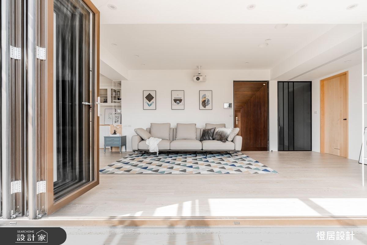 58坪中古屋(5~15年)＿北歐風客廳案例圖片＿橙居空間設計有限公司＿橙居_22之7