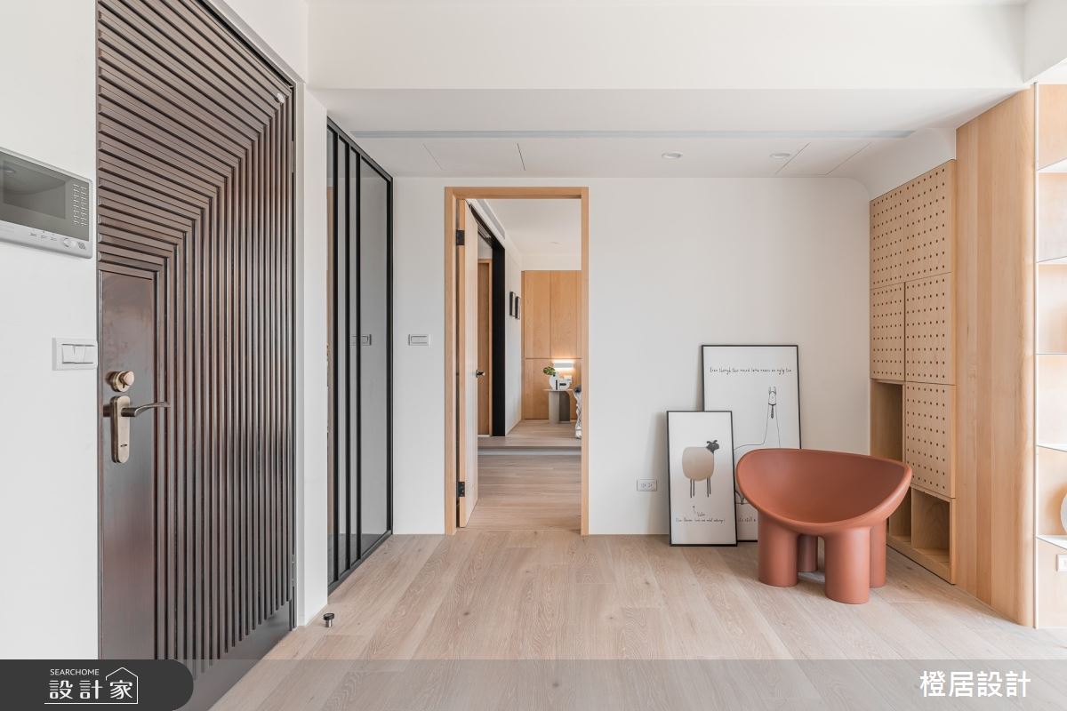 58坪中古屋(5~15年)＿北歐風玄關案例圖片＿橙居空間設計有限公司＿橙居_22之13