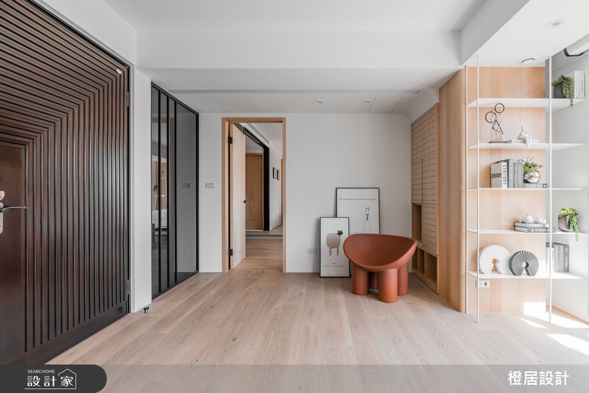 58坪中古屋(5~15年)＿北歐風玄關案例圖片＿橙居空間設計有限公司＿橙居_22之14