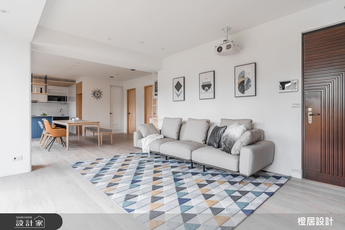 58坪中古屋(5~15年)＿北歐風客廳案例圖片＿橙居空間設計有限公司＿橙居_22之5