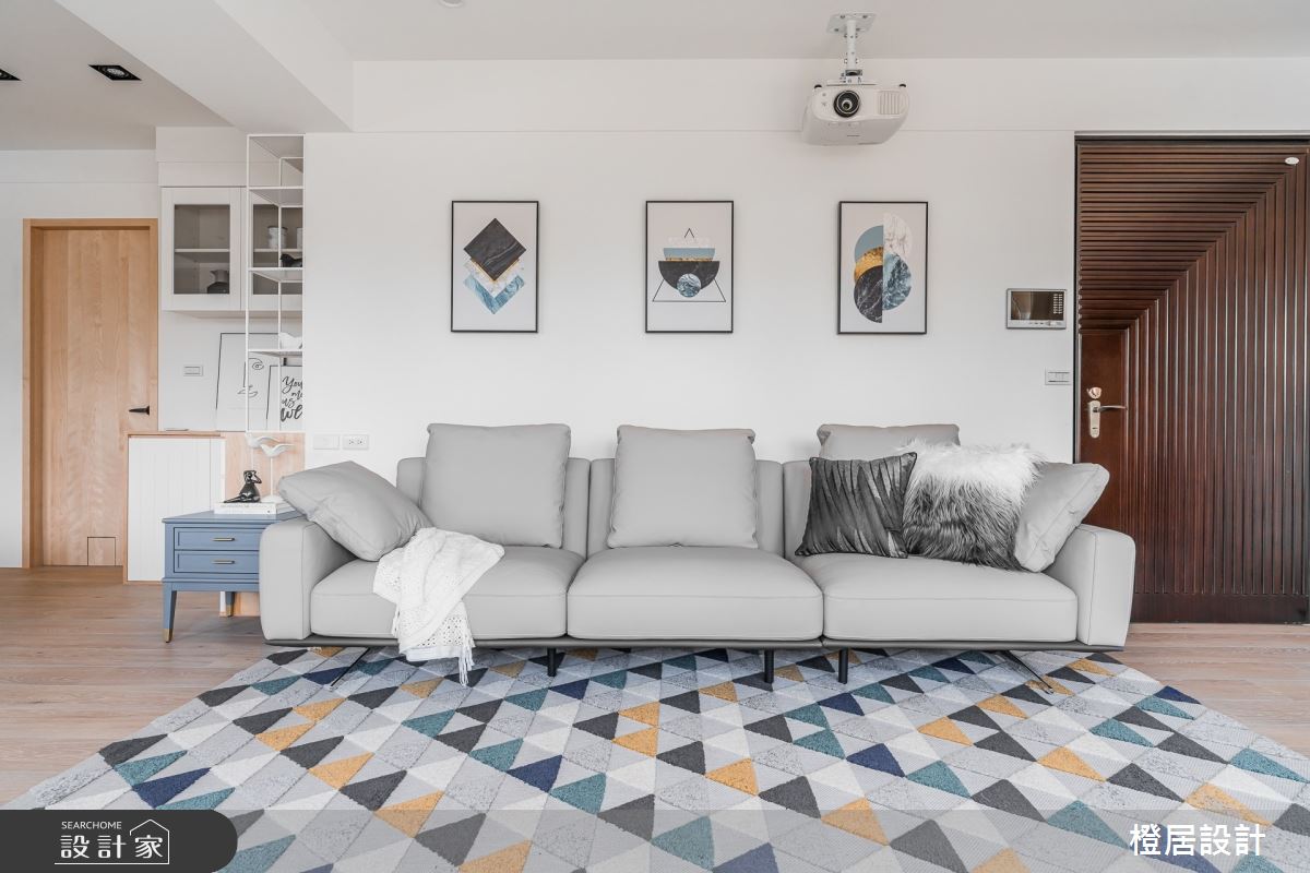 58坪中古屋(5~15年)＿北歐風客廳案例圖片＿橙居空間設計有限公司＿橙居_22之6