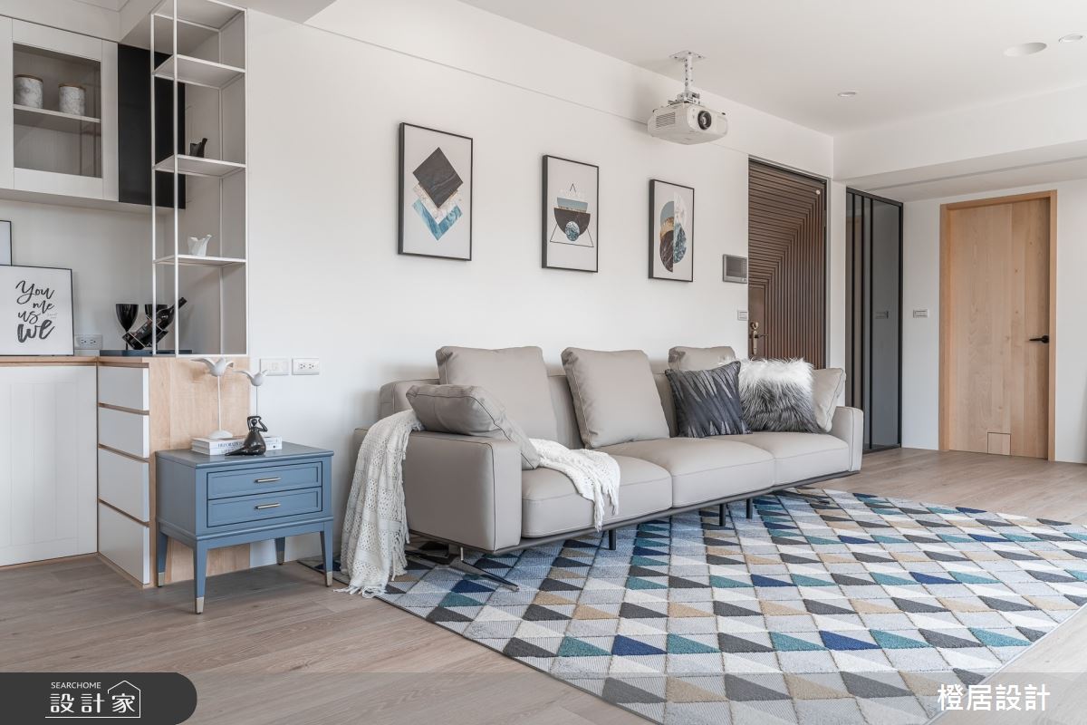 58坪中古屋(5~15年)＿北歐風客廳案例圖片＿橙居空間設計有限公司＿橙居_22之24