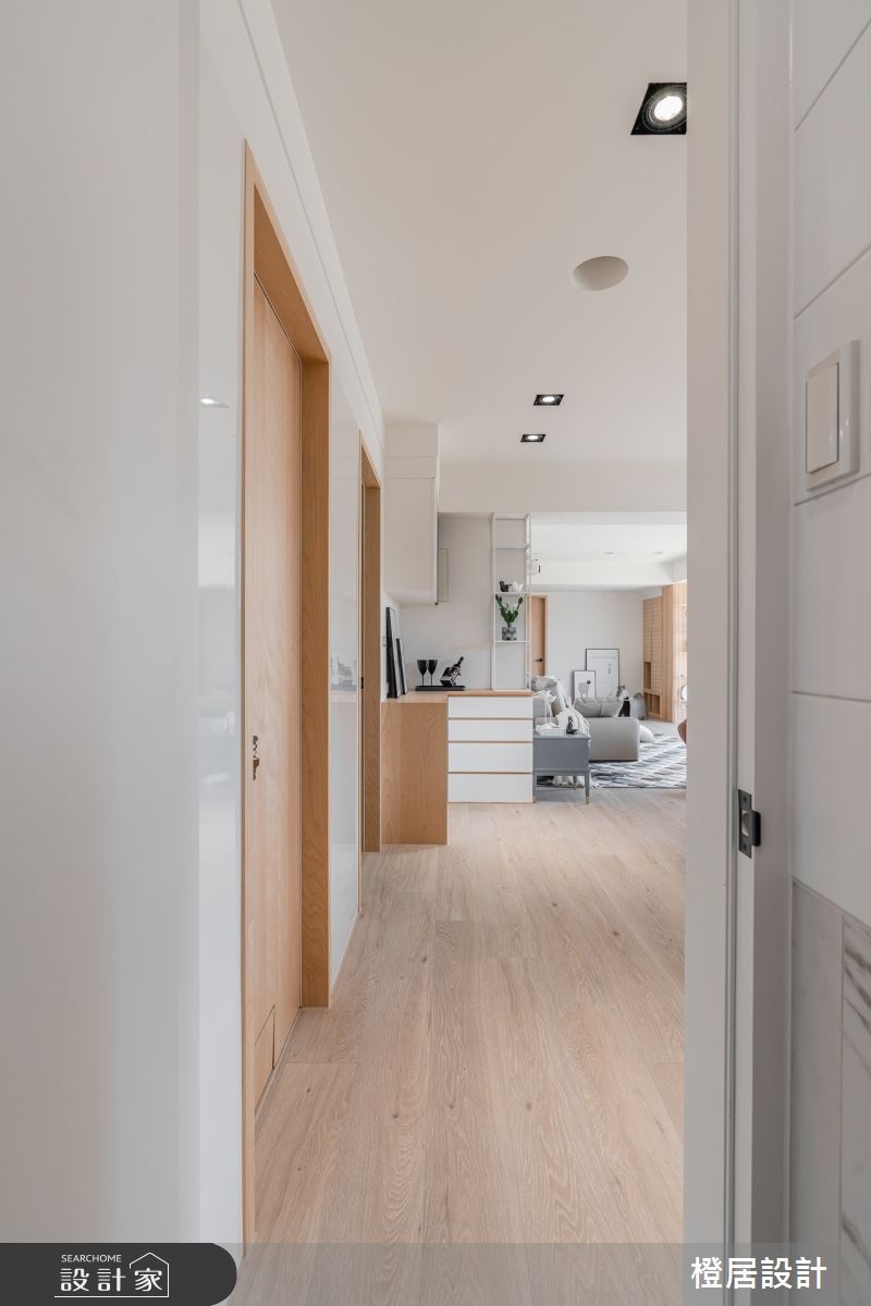 58坪中古屋(5~15年)＿北歐風走廊案例圖片＿橙居空間設計有限公司＿橙居_22之35