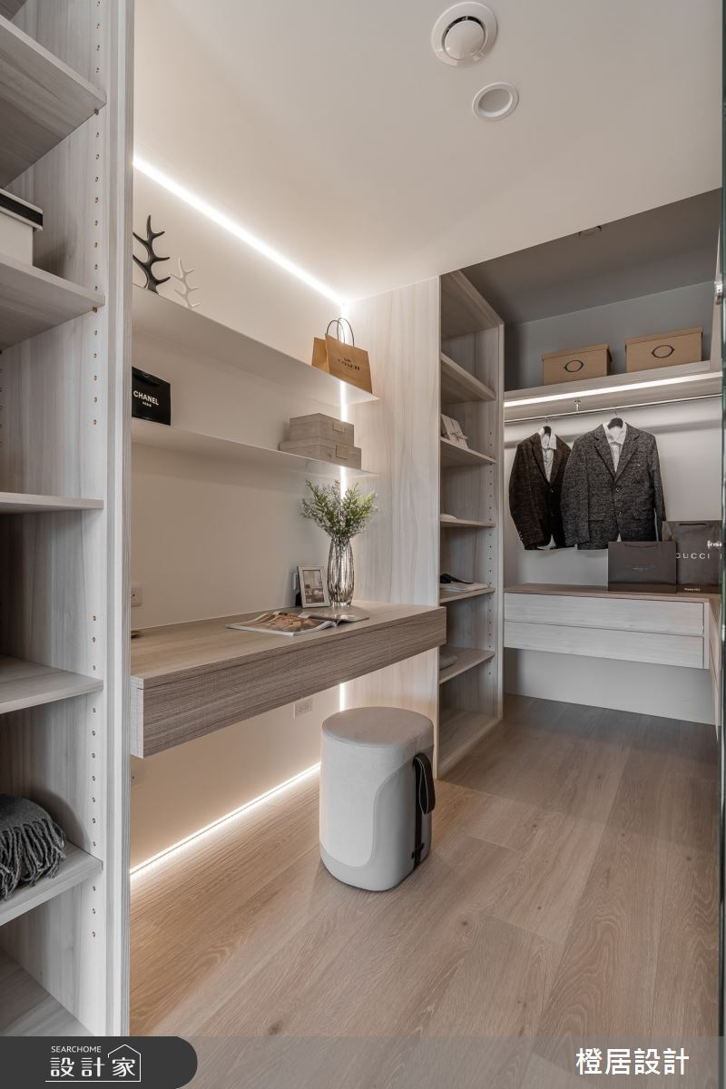 58坪中古屋(5~15年)＿北歐風更衣間案例圖片＿橙居空間設計有限公司＿橙居_23之15