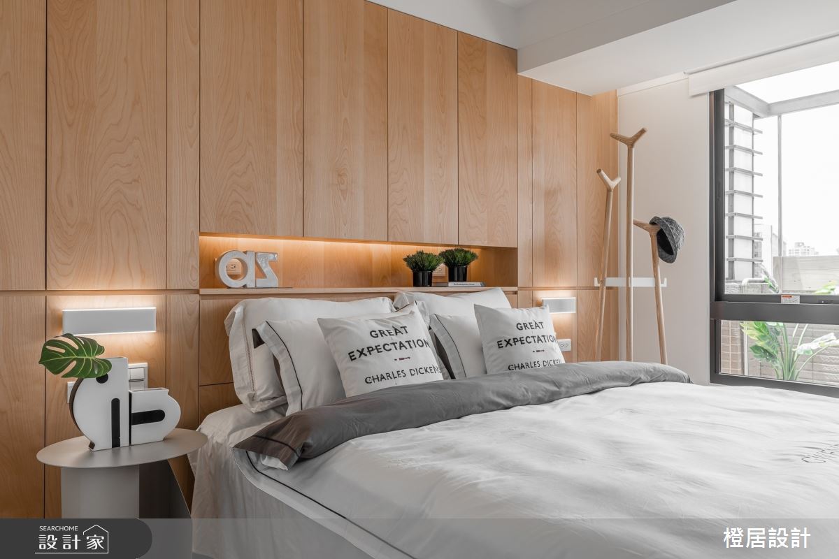 58坪中古屋(5~15年)＿北歐風臥室案例圖片＿橙居空間設計有限公司＿橙居_23之5