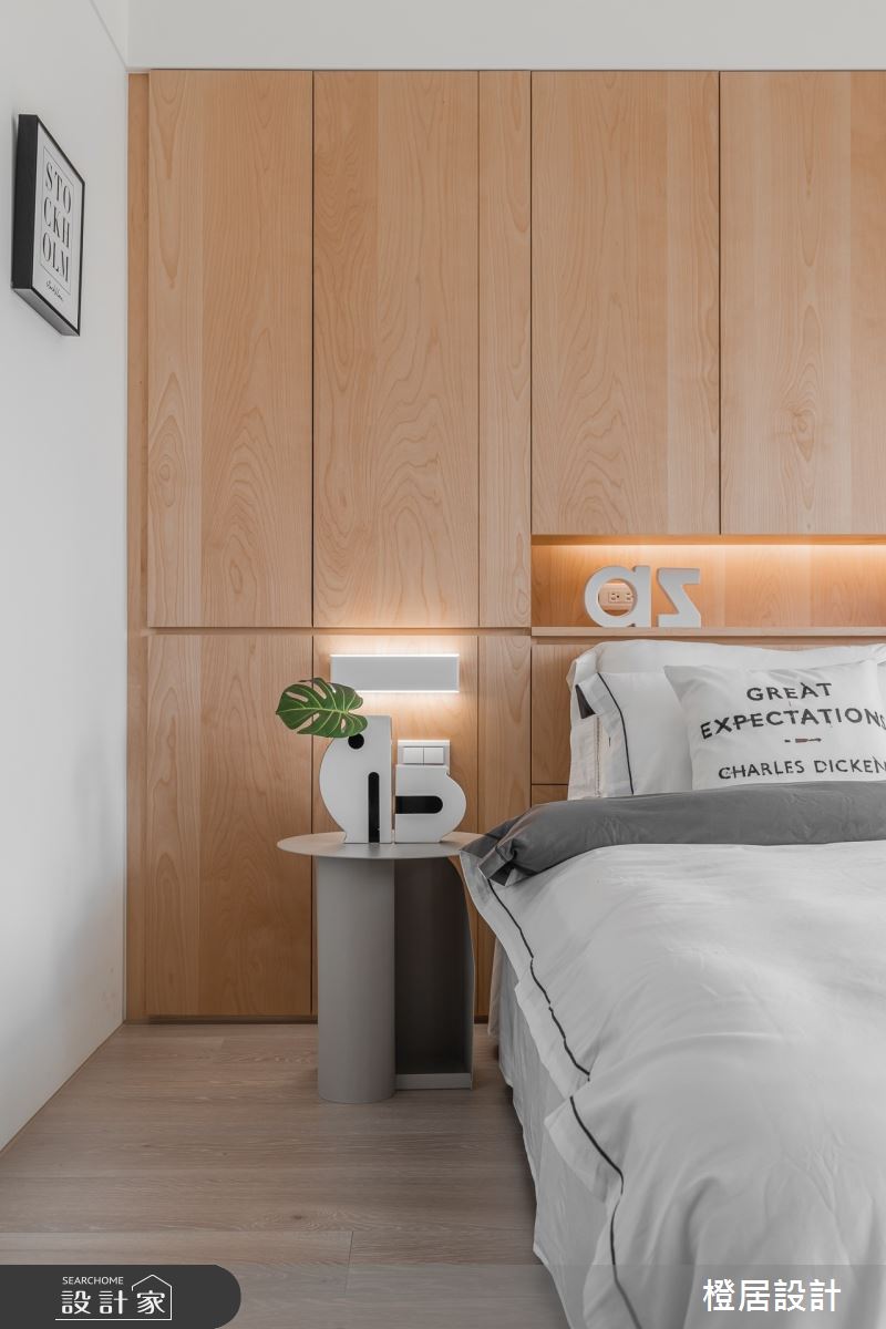 58坪中古屋(5~15年)＿北歐風臥室案例圖片＿橙居空間設計有限公司＿橙居_23之2