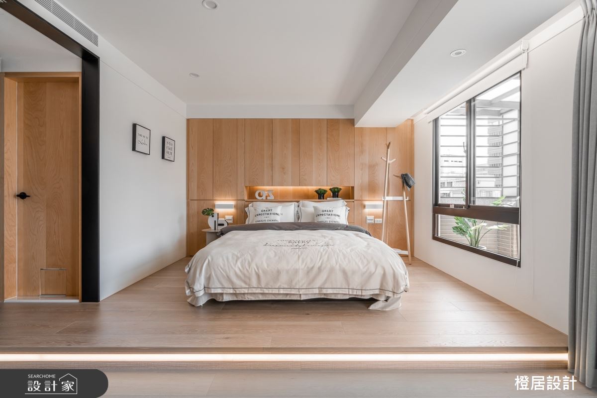 58坪中古屋(5~15年)＿北歐風臥室案例圖片＿橙居空間設計有限公司＿橙居_23之17