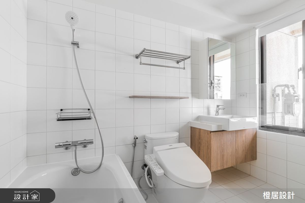 58坪中古屋(5~15年)＿北歐風浴室案例圖片＿橙居空間設計有限公司＿橙居_24之12
