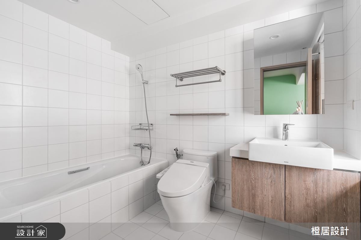 58坪中古屋(5~15年)＿北歐風浴室案例圖片＿橙居空間設計有限公司＿橙居_24之11