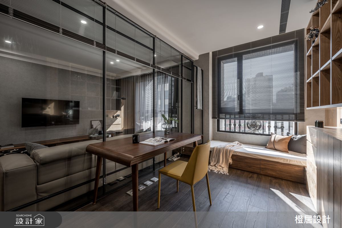 27坪新成屋(5年以下)＿現代風書房案例圖片＿橙居空間設計有限公司＿橙居_27之17
