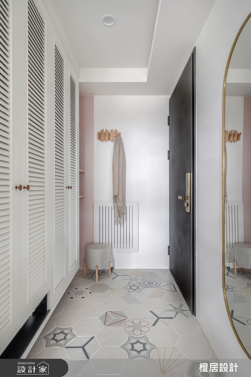 27坪新成屋(5年以下)＿混搭風玄關案例圖片＿橙居空間設計有限公司＿橙居_28之2