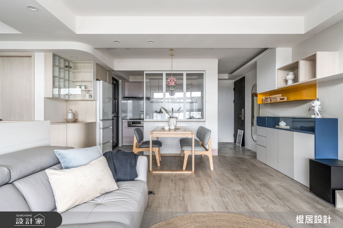 27坪新成屋(5年以下)＿混搭風客廳案例圖片＿橙居空間設計有限公司＿橙居_28之12