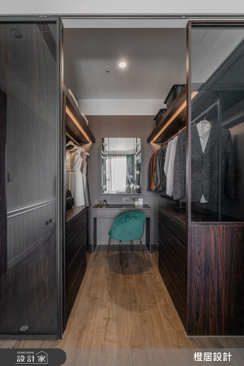 18坪新成屋(5年以下)＿混搭風更衣間案例圖片＿橙居空間設計有限公司＿橙居_30之21