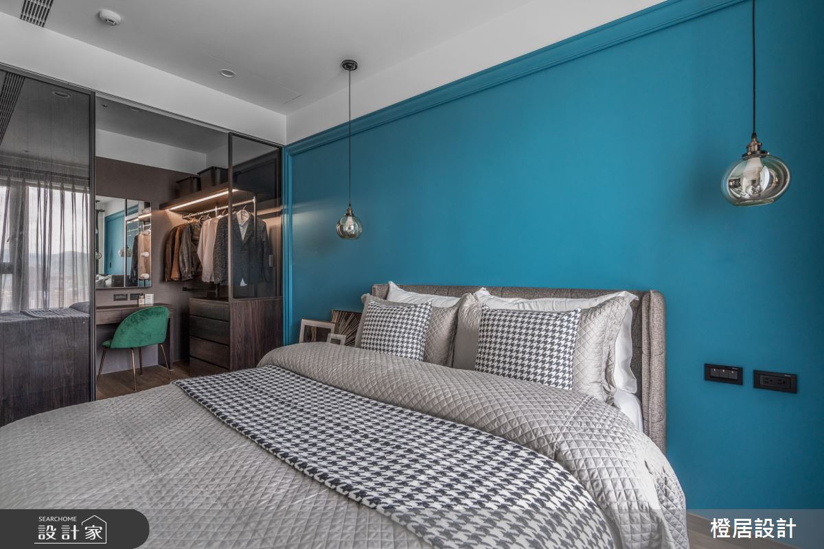 18坪新成屋(5年以下)＿混搭風臥室更衣間案例圖片＿橙居空間設計有限公司＿橙居_30之23