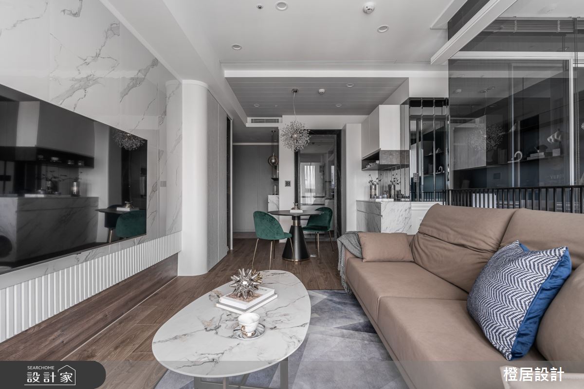 18坪新成屋(5年以下)＿混搭風客廳餐廳案例圖片＿橙居空間設計有限公司＿橙居_30之11