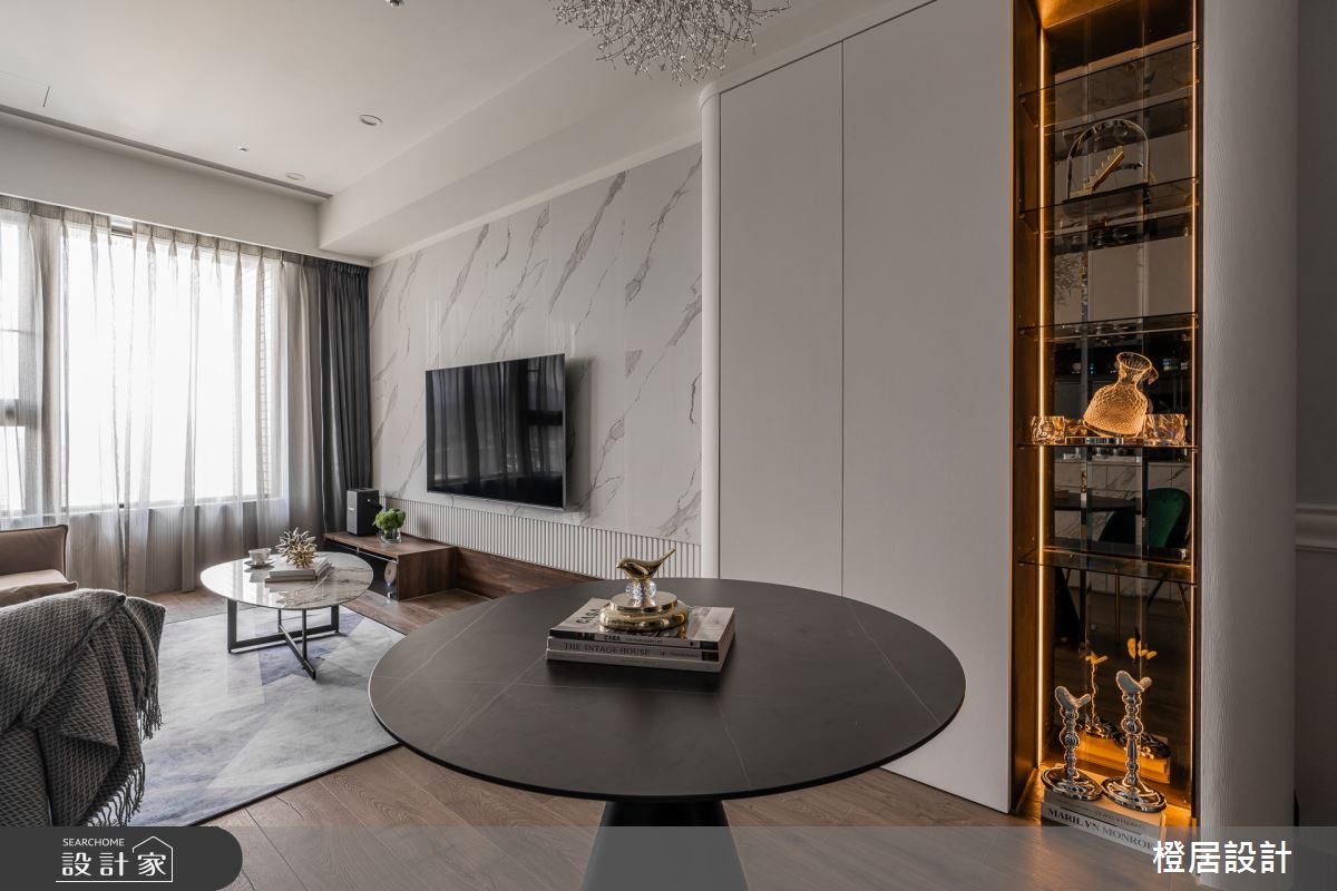 18坪新成屋(5年以下)＿混搭風客廳餐廳案例圖片＿橙居空間設計有限公司＿橙居_30之6